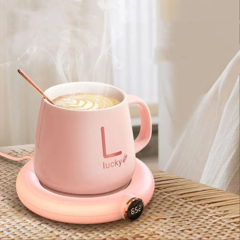 Cup Warmer Pad USB Charge Home Office 3 Temperatures Adjustable Heat Plate LED Display Electric Heater Mug Pad Winter Kitchen Gadgets Vincent