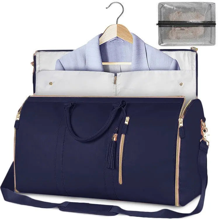 Large Capacity Travel Duffle Bag Women's Handbag Folding Suit Bag Waterproof Clothes Totes - Vincent