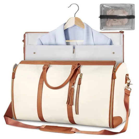 Large Capacity Travel Duffle Bag Women's Handbag Folding Suit Bag Waterproof Clothes Totes - Vincent