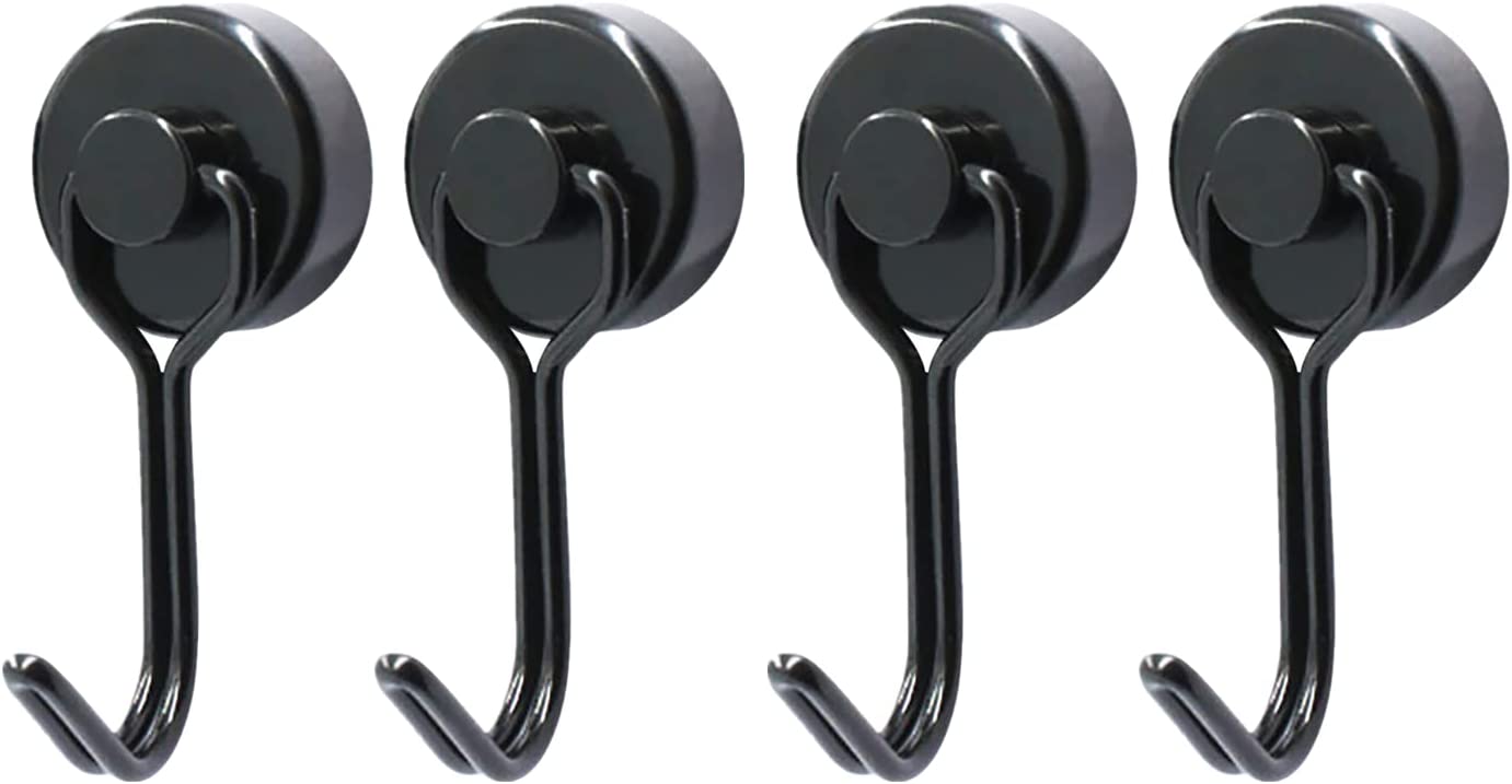 4/8 Pcs Magnetic Hooks,Heavy Duty 30LBS Hometeczone