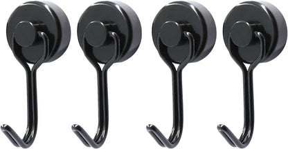 4/8 Pcs Magnetic Hooks,Heavy Duty 30LBS Hometeczone