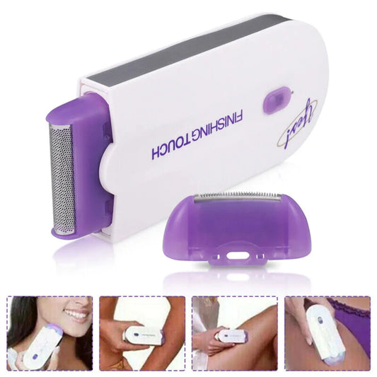 2-In-1 Epilator Women Painless Touch Facial Body Hair Removal Depilator Shaver