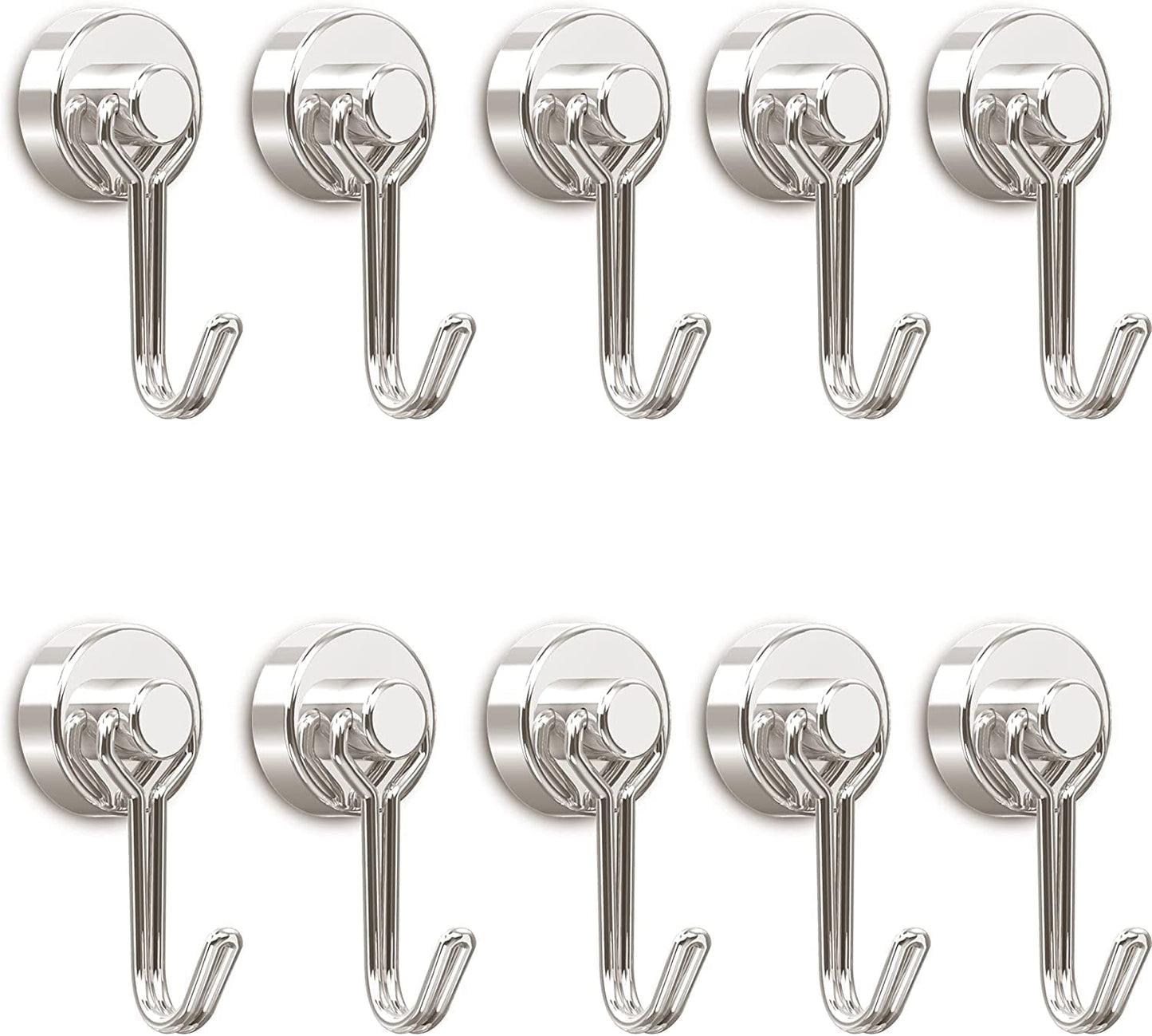 4/8 Pcs Magnetic Hooks,Heavy Duty 30LBS Hometeczone