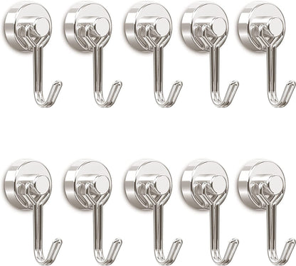 4/8 Pcs Magnetic Hooks,Heavy Duty 30LBS Hometeczone