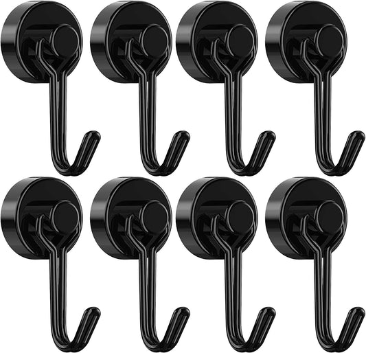 4/8 Pcs Magnetic Hooks,Heavy Duty 30LBS Hometeczone