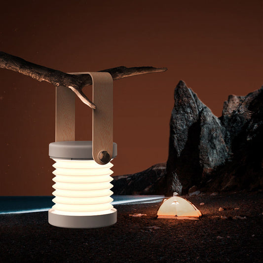 Foldable Touch Dimmable Reading LED Night Light Portable Lantern Lamp USB Rechargeable For Home Decor Vincent